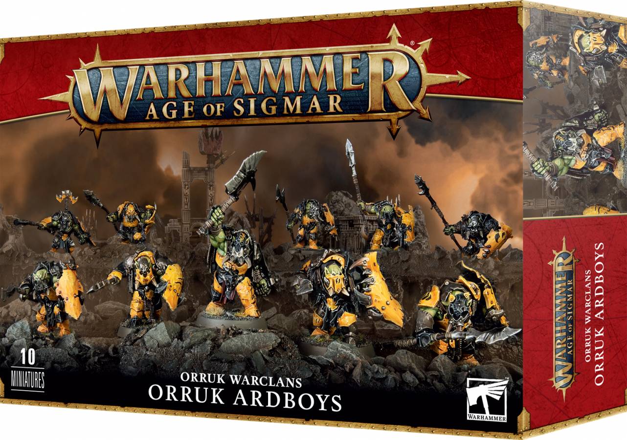 Warhammer: Age of Sigmar Orruk Warclans Orruk Ardboyz - 10 Miniatures - Games Workshop - Image 2