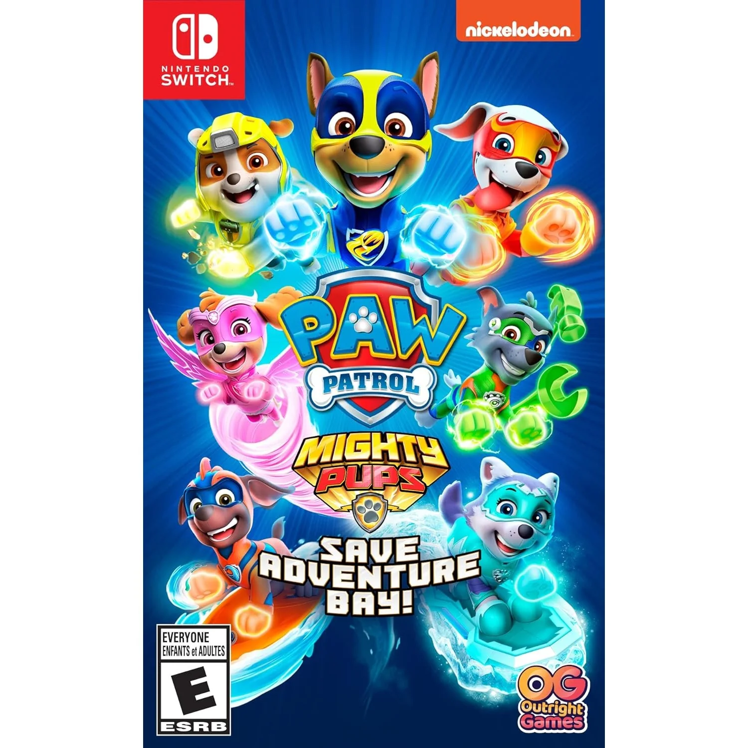 PAW Patrol Mighty Pups Save Adventure Bay - Nintendo Switch - Outright Games