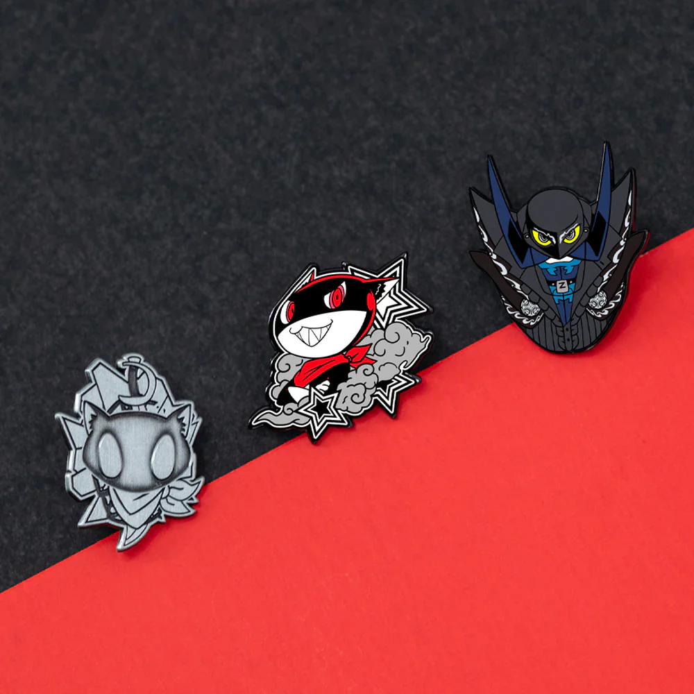 Persona 5 Mona Pin Set - Eighty Sixed - Limited Edition - Image 2