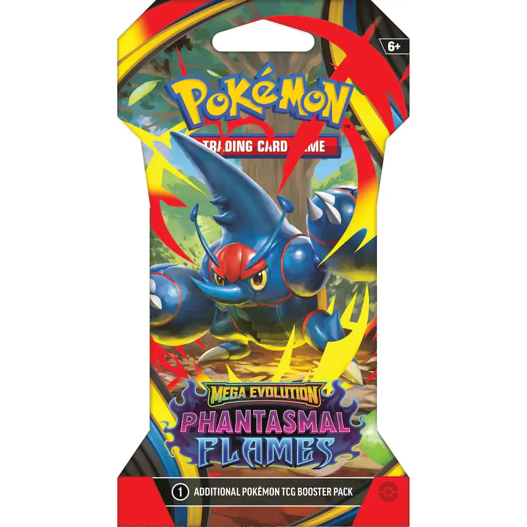 Pokemon TCG: Mega Evolution—Phantasmal Flames Sleeved Booster Pack - 10 Cards, Ages 6+ - Image 4
