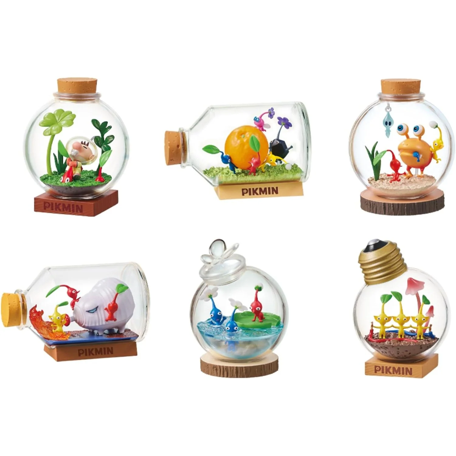 Pikmin Terrarium Collection 2 Blind Box - 1 Random Figure, 6 Possible Designs - Re-Ment