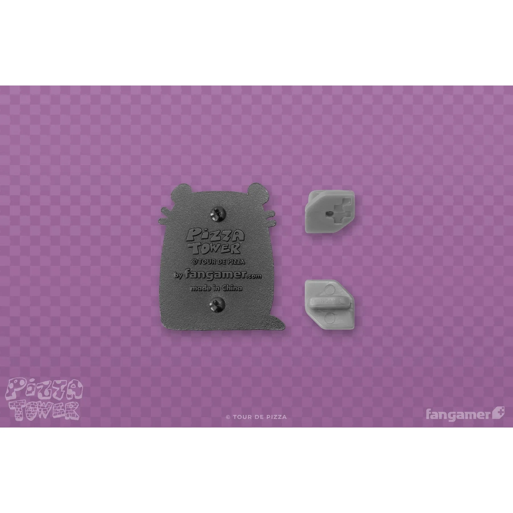 Pizza Tower Brick the Rat Pin - Fangamer - Image 2