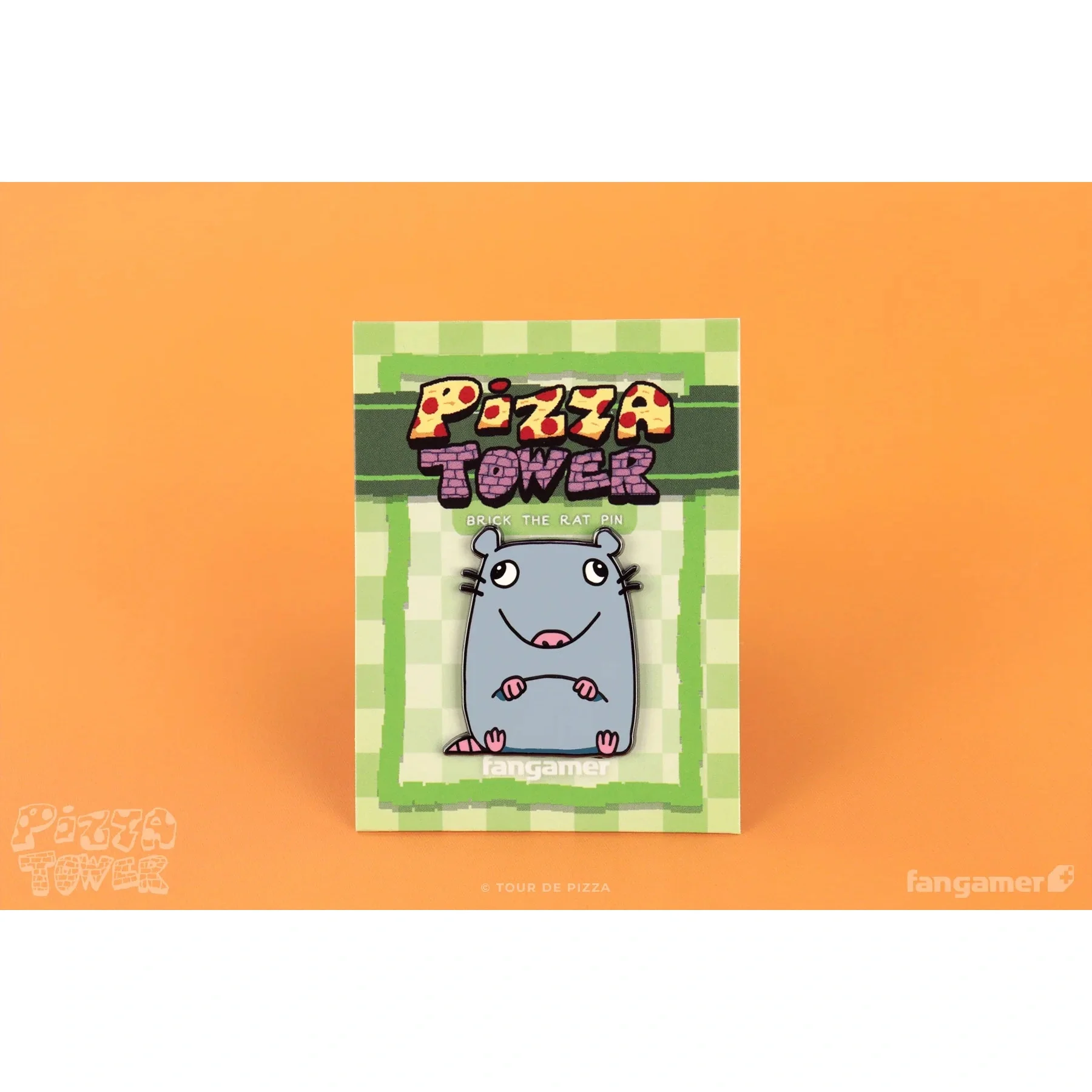 Pizza Tower Brick the Rat Pin - Fangamer - Image 3