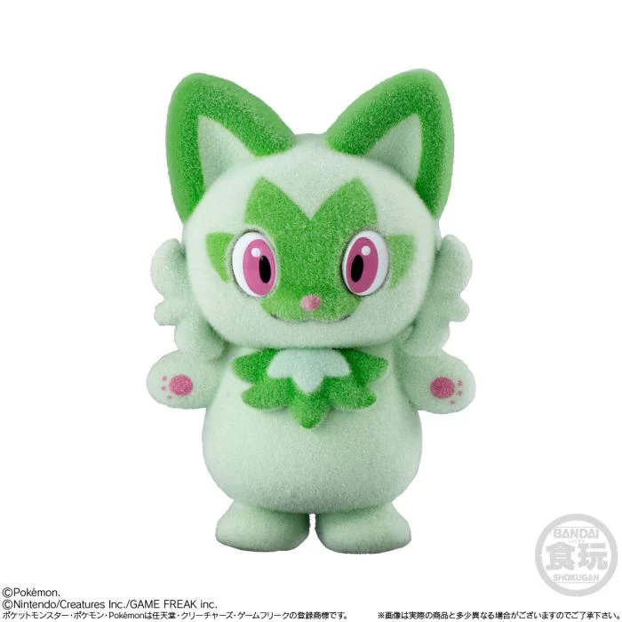 Pokemon Flocked Doll Series Vol. 6 - 1 Random Shokugan Figure (6 Types) - Bandai - Image 4