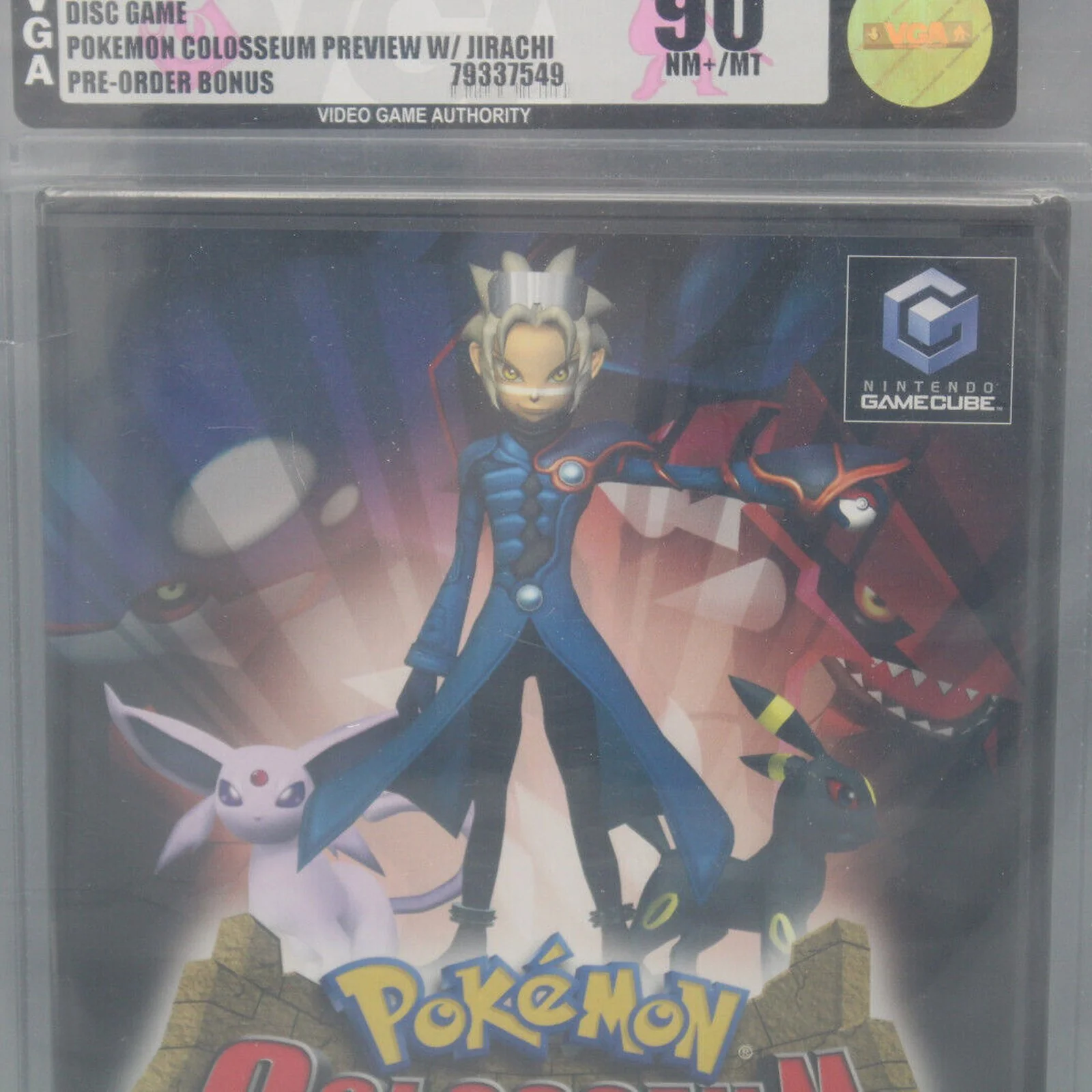 Pokemon Colosseum Bonus Disc w/ Jirachi GameCube Sealed VGA Gold 90 NM+/MT! - Image 3
