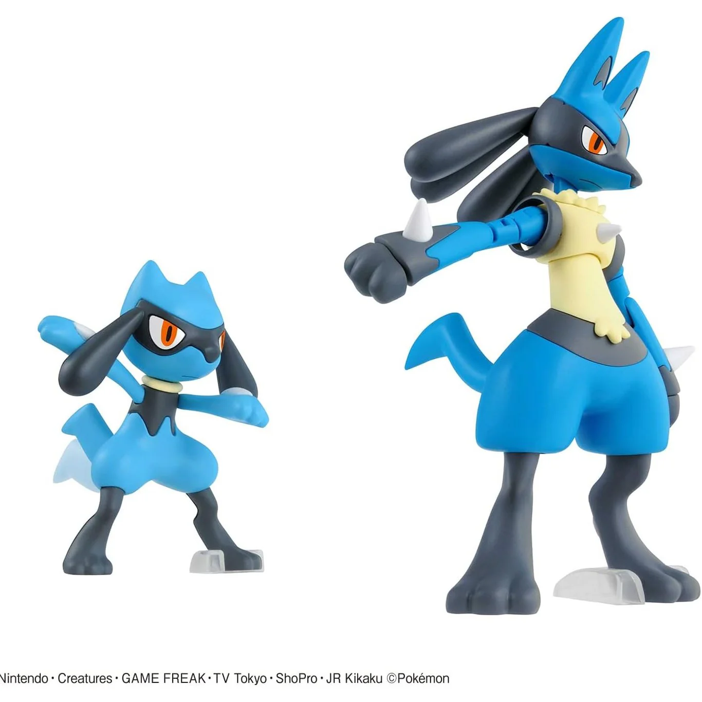 Pokemon Riolu & Lucario Figure Model Kit - Bandai Spirits - Image 2