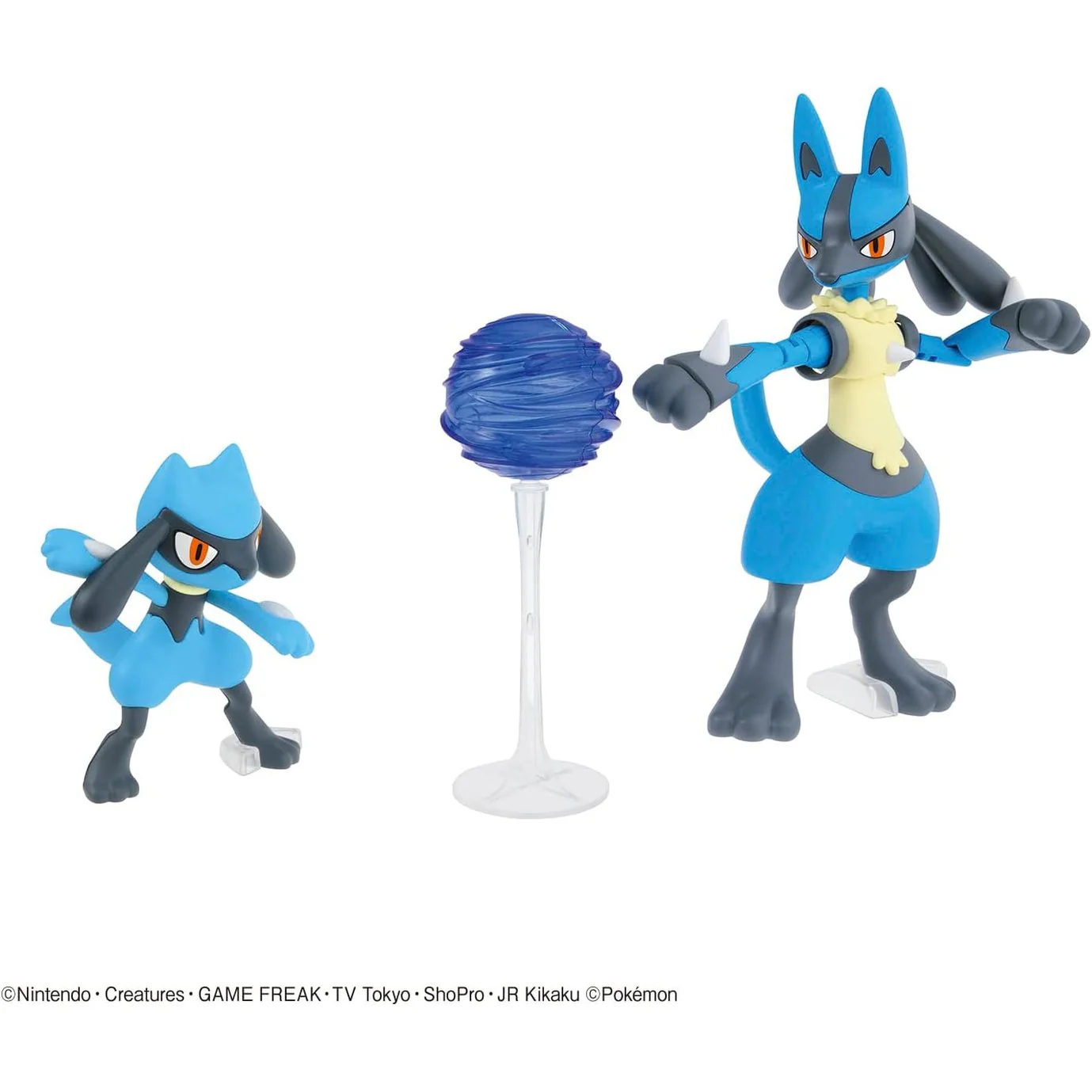 Pokemon Riolu & Lucario Figure Model Kit - Bandai Spirits - Image 3