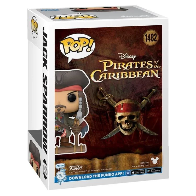 Pirates of the Caribbean: The Curse of the Black Pearl Jack Sparrow Vinyl Figure - Funko Pop! Movies #1482 - Specialty Series Exclusive! - Image 2