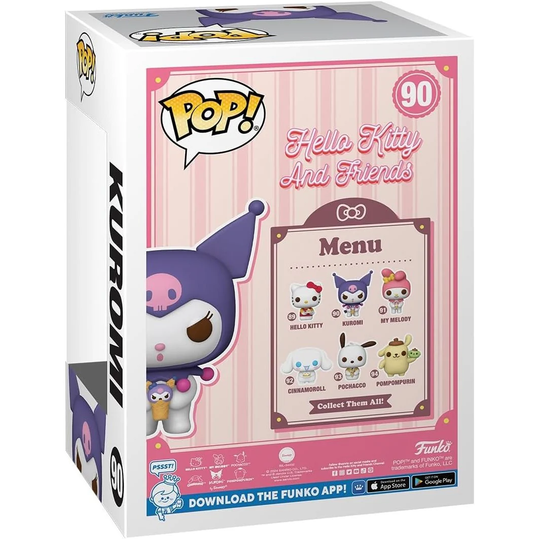 Hello Kitty and Friends Kuromi Vinyl Figure - Funko - POP! #90 - Image 3