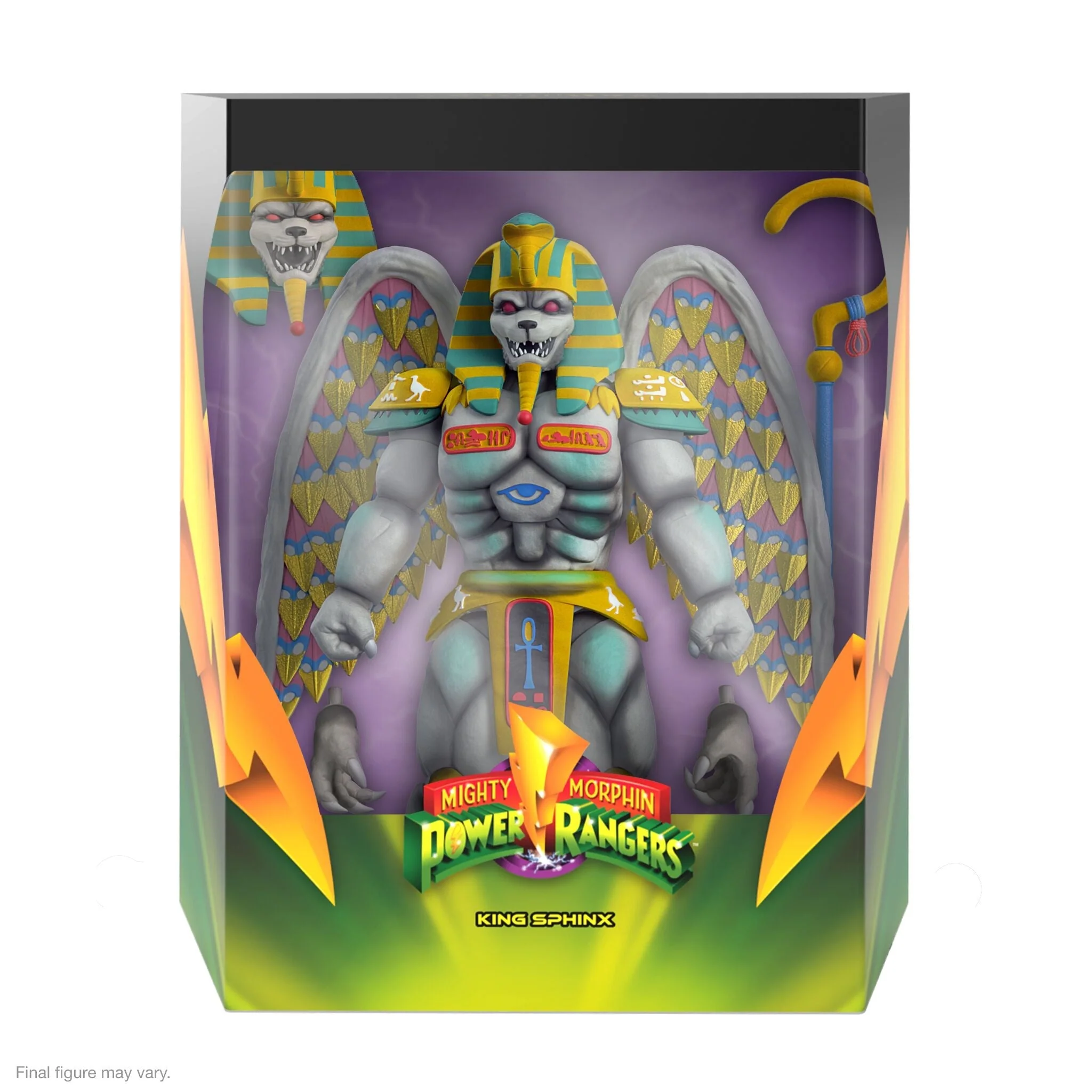 Power Rangers ULTIMATES! King Sphinx Wave 2 Super7 Figure - Image 3