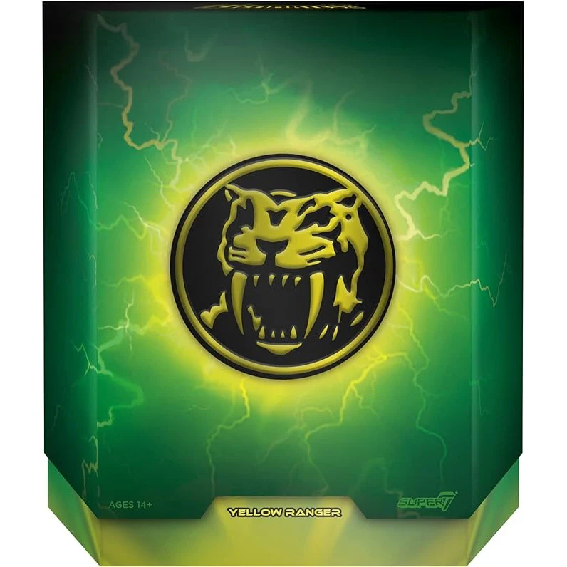 Power Rangers ULTIMATES! Yellow Ranger Wave 1 Super7 Figure - Image 4
