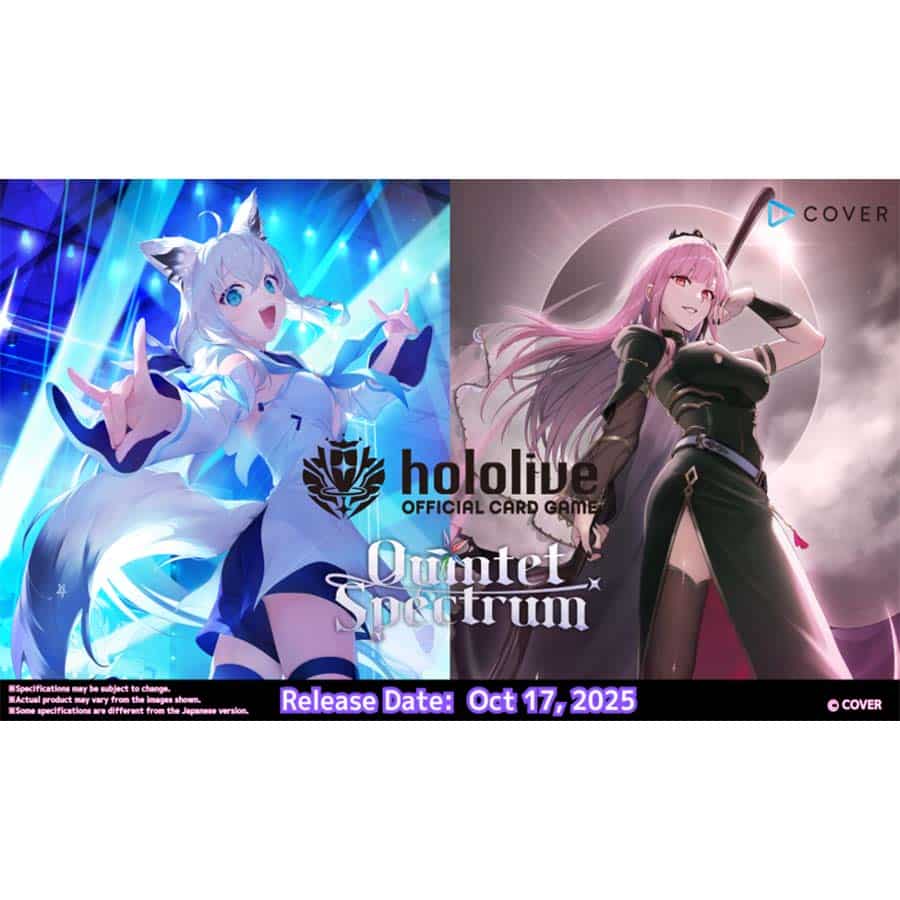 Hololive OCG Quintet Spectrum Booster Pack - 8 Cards, English Edition - Cover Corporation - Image 2