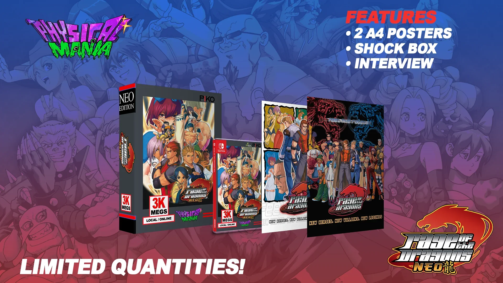 Rage of the Dragons NEO Special Edition - Nintendo Switch - Piko Interactive - Image 2