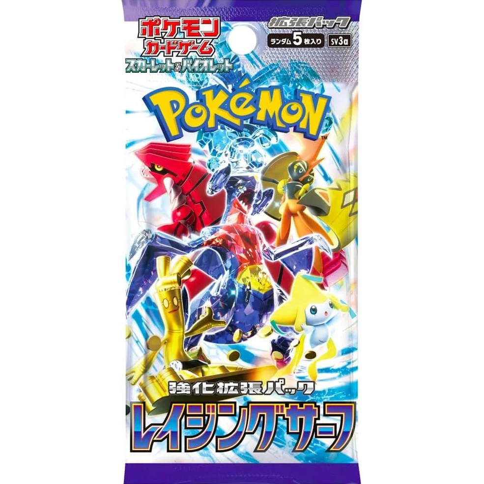 Pokemon TCG Raging Surf Booster Pack SV3a - (5 Cards, Japanese)