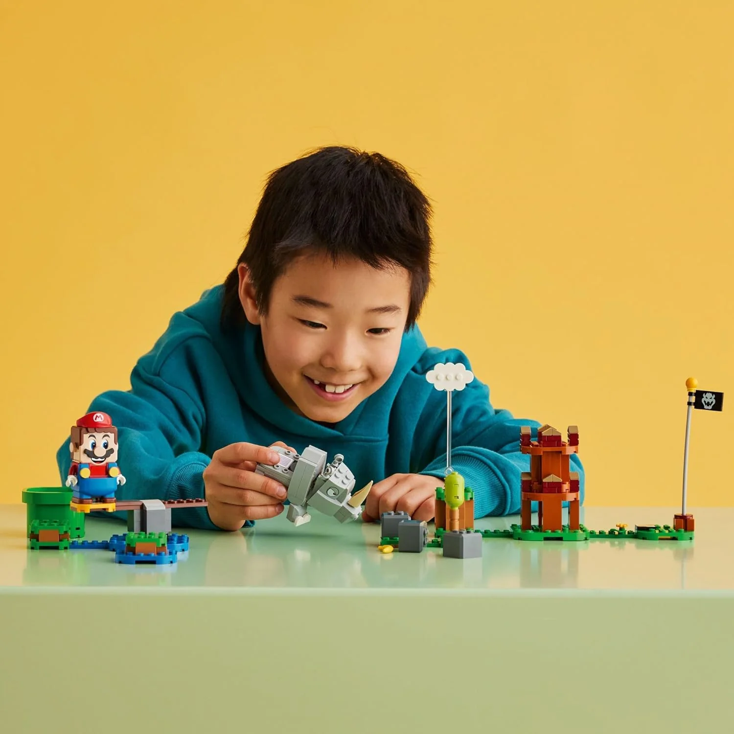 LEGO Super Mario Buildable Game Rambi the Rhino Expansion Set - LEGO #71420 - Image 2