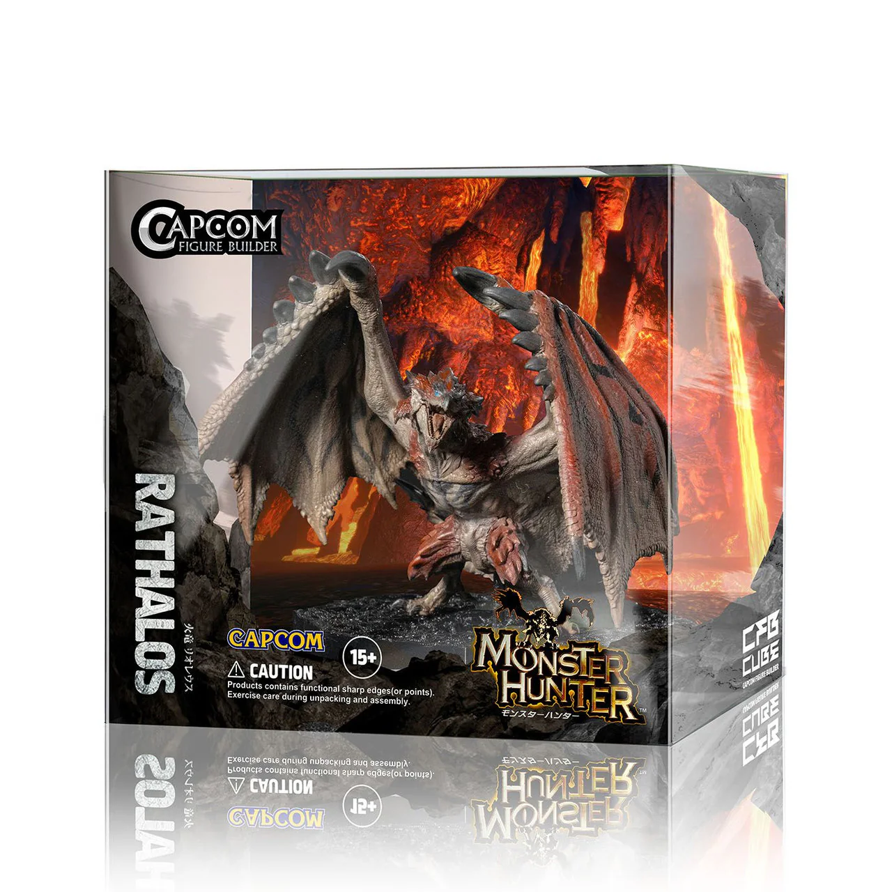 Monster Hunter Fire Wyvern Rathalos Statue Figure - Capcom - (CFB: Cube Figure Builder) - Image 8