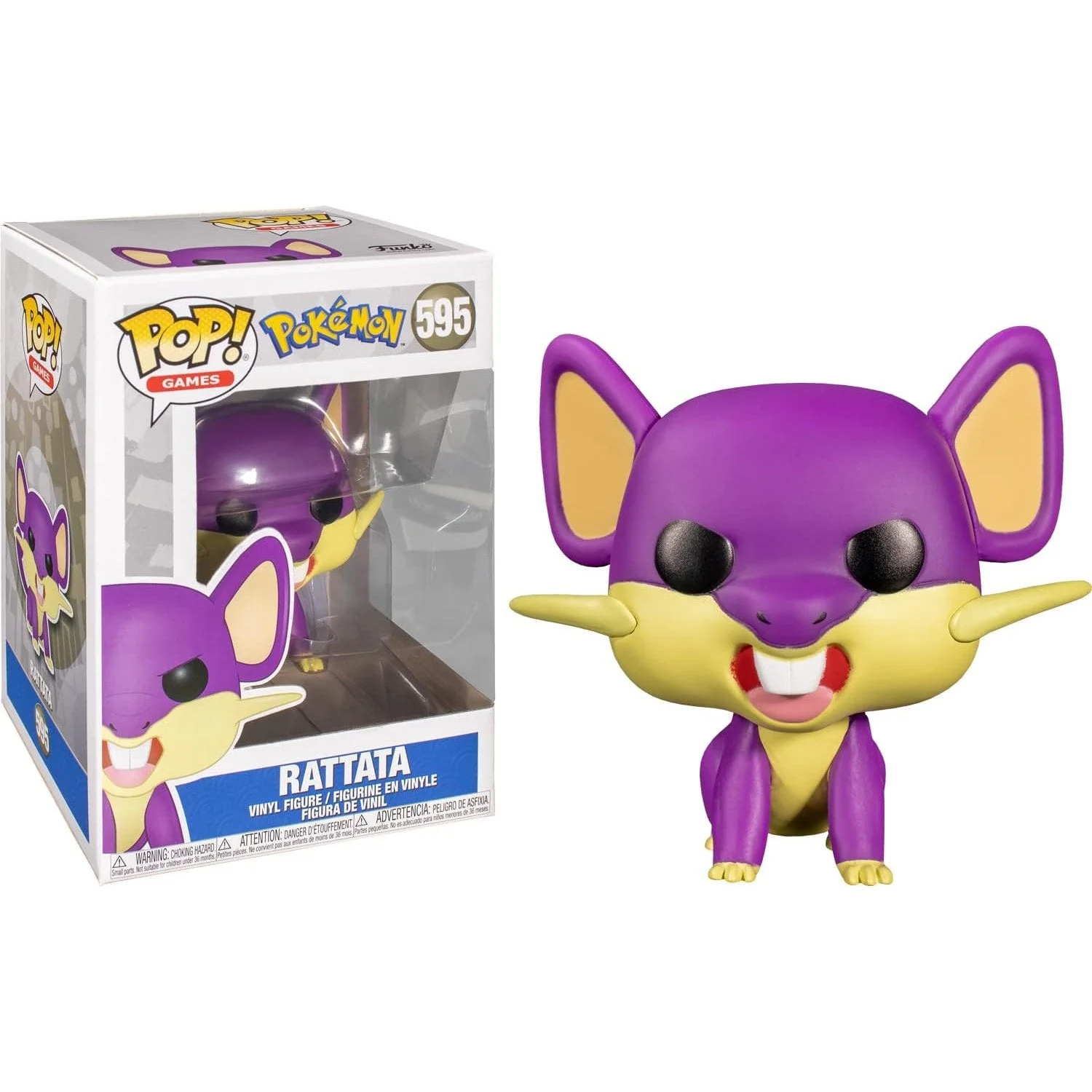 Funko Pop! Games: Pokemon - Rattata #595 - Image 3