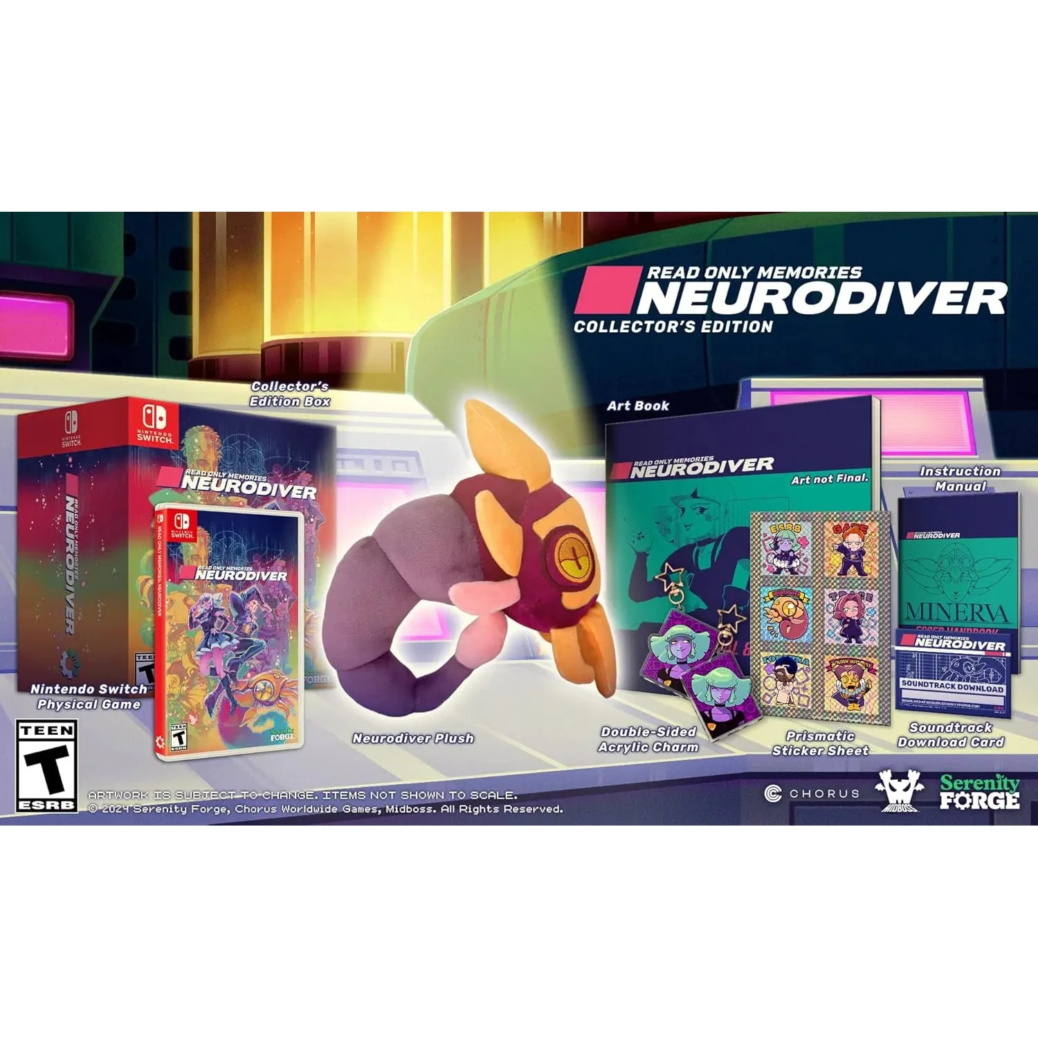 Read Only Memories: NEURODIVER Collector's Edition - Nintendo Switch - Serenity Forge - Image 2