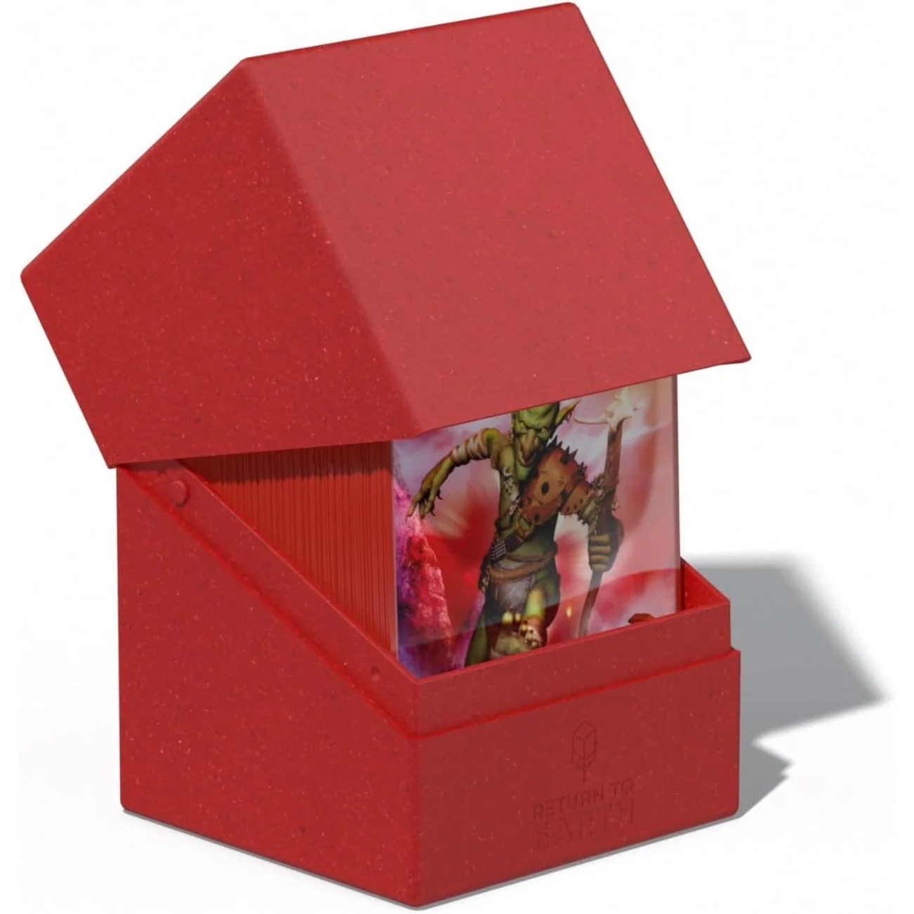 Return to Earth Boulder 100+ TCG Deck Case - Red, Holds 100 2x Sleeved Cards - Ultimate Guard - Image 2