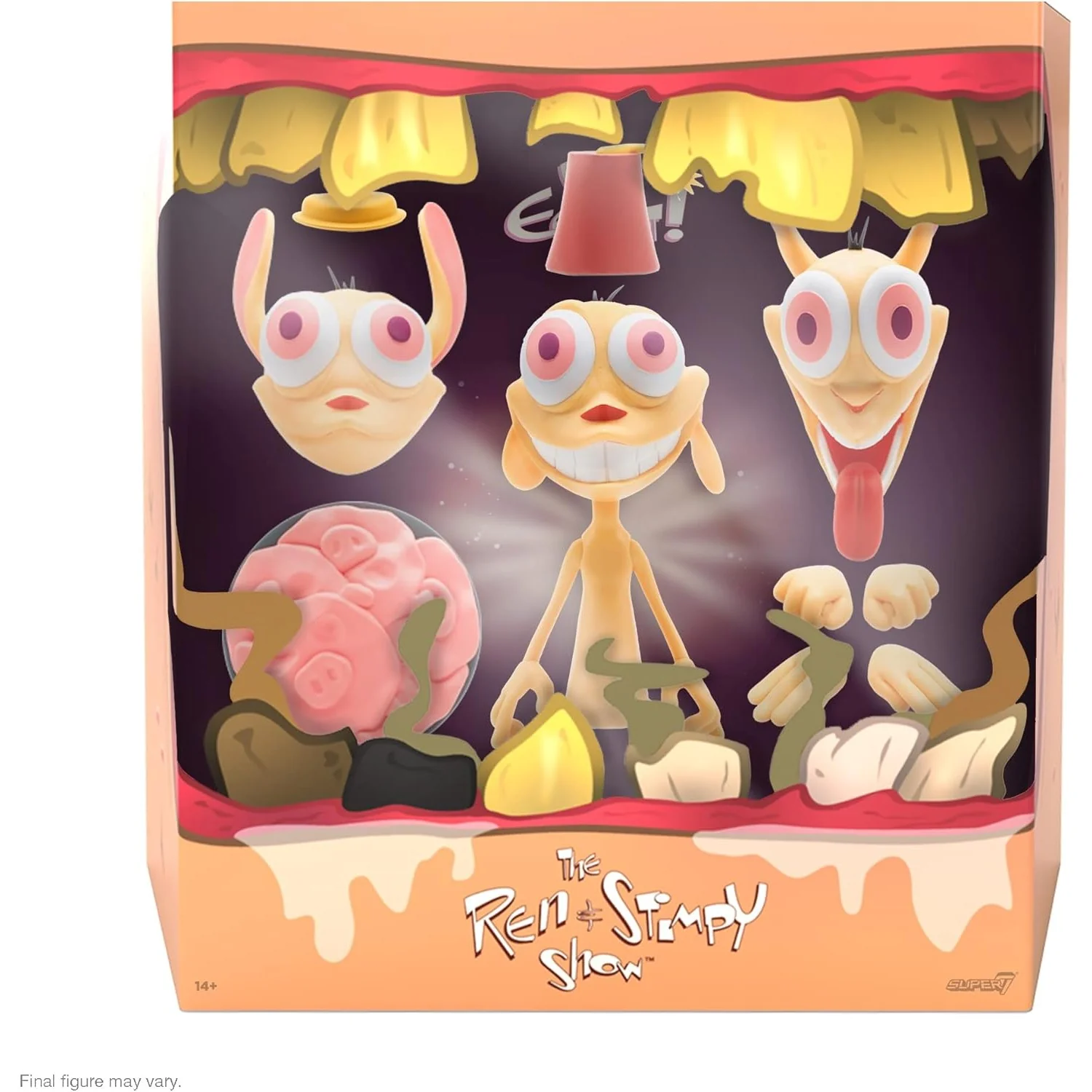 Ren & Stimpy ULTIMATES! Ren Hoek Wave 1 Super7 Figure - Image 2