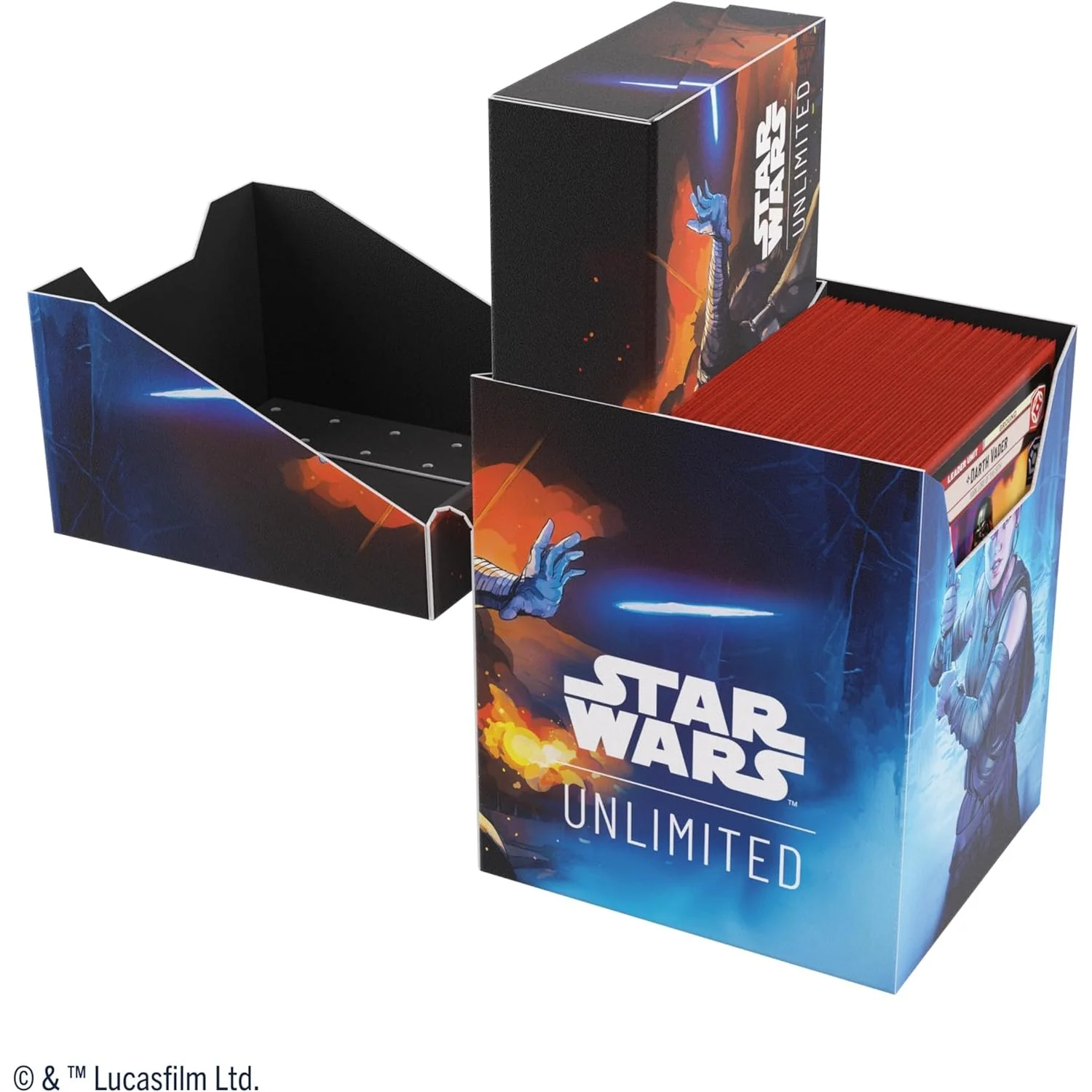 Star Wars Unlimited TCG Rey & Kylo Ren Soft Crate Deck Box - Holds 60 Double-Sleeved Cards - Gamegenic - Image 6
