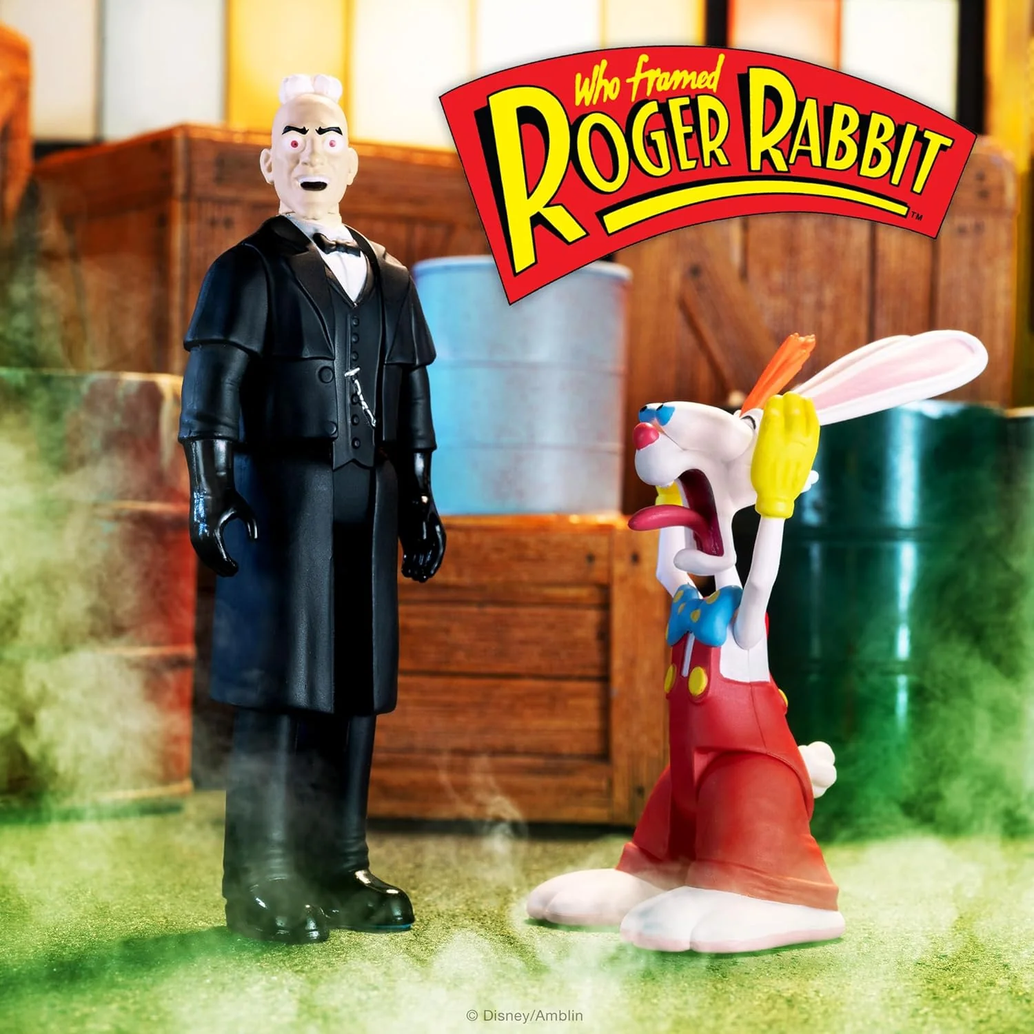 Who Framed Roger Rabbit Judge Doom & Roger Action Figure 2-Pack - Super7 (ReAction) - Image 2