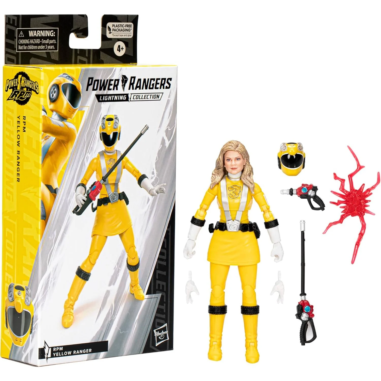 Power Rangers RPM Yellow Ranger Action Figure - Hasbro - (Lightning Collection) - Image 14