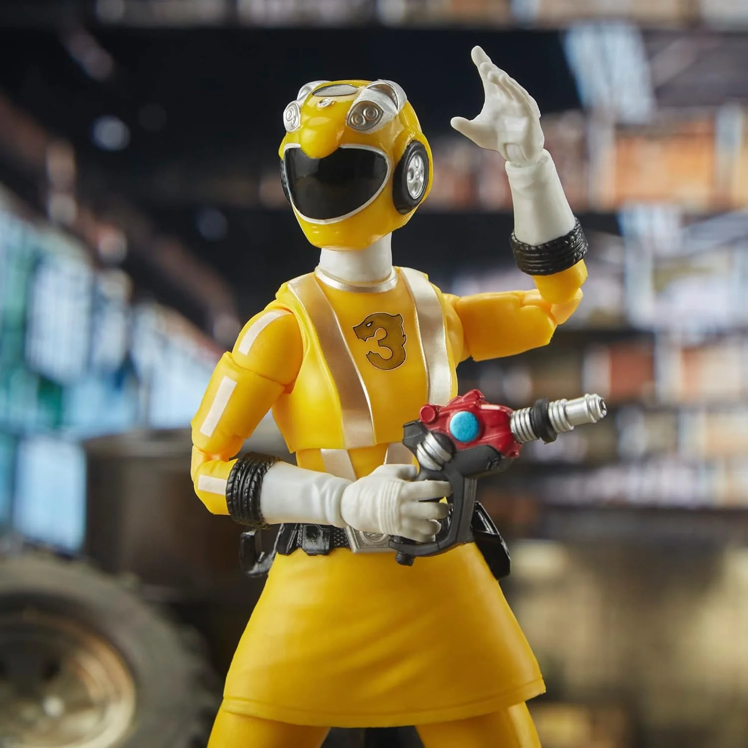Power Rangers RPM Yellow Ranger Action Figure - Hasbro - (Lightning Collection) - Image 7
