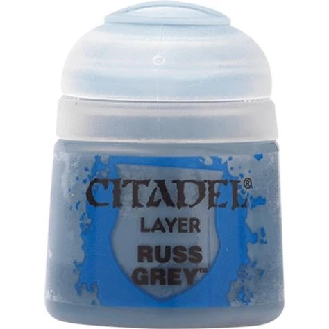 Citadel Layer: Russ Grey - Warhammer Model Paint, 12ml Pot - Games Workshop