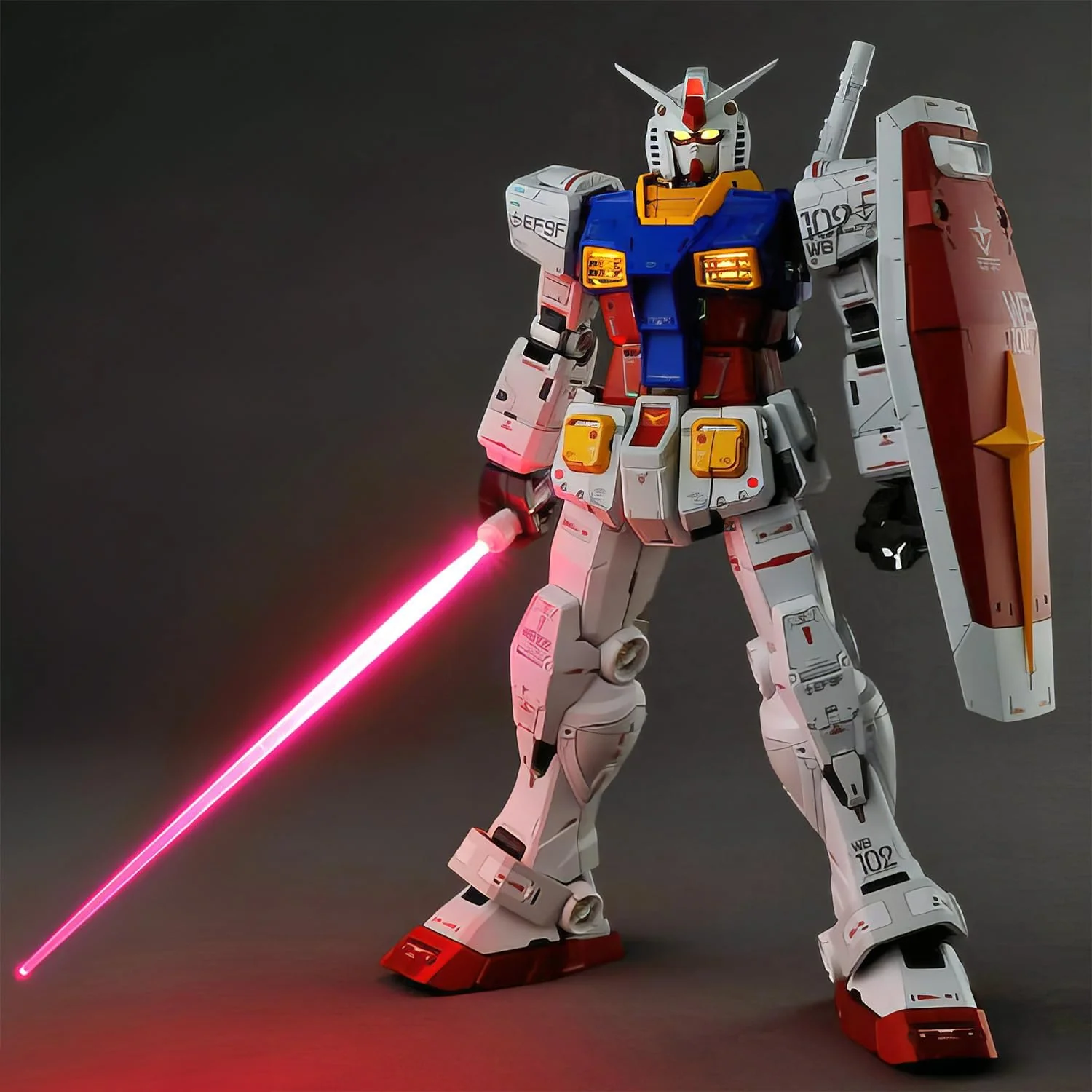 Mobile Suit Gundam RX-78-2 Gundam 1/60 Scale Model Kit - Bandai Spirits - GunPla: Perfect Grade (PG) Unleashed - Image 2