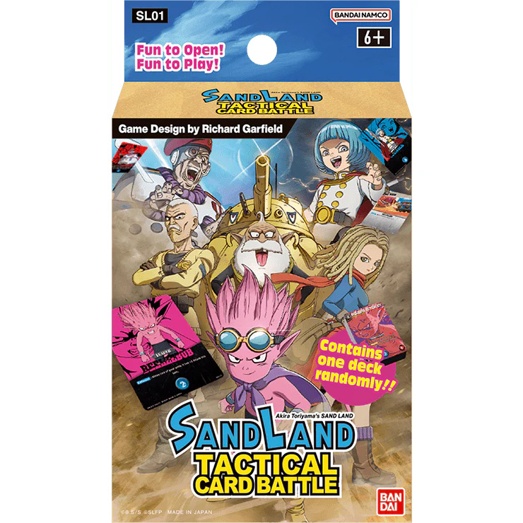 Akira Toriyama's Sand Land Tactical Card Battle TCG Game - Bandai - (1st Edition, 1 of 10 Random Decks, 31 Cards)