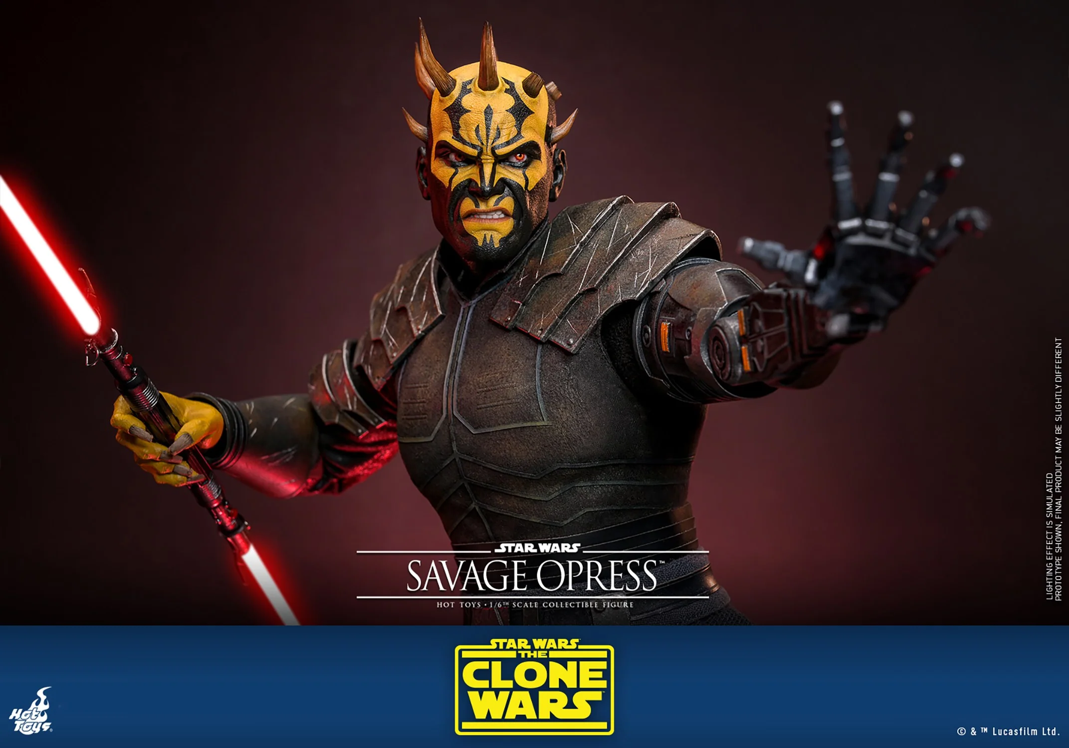 Star Wars: The Clone Wars Savage Opress Sixth Scale Action Figure - Hot Toys - Image 14