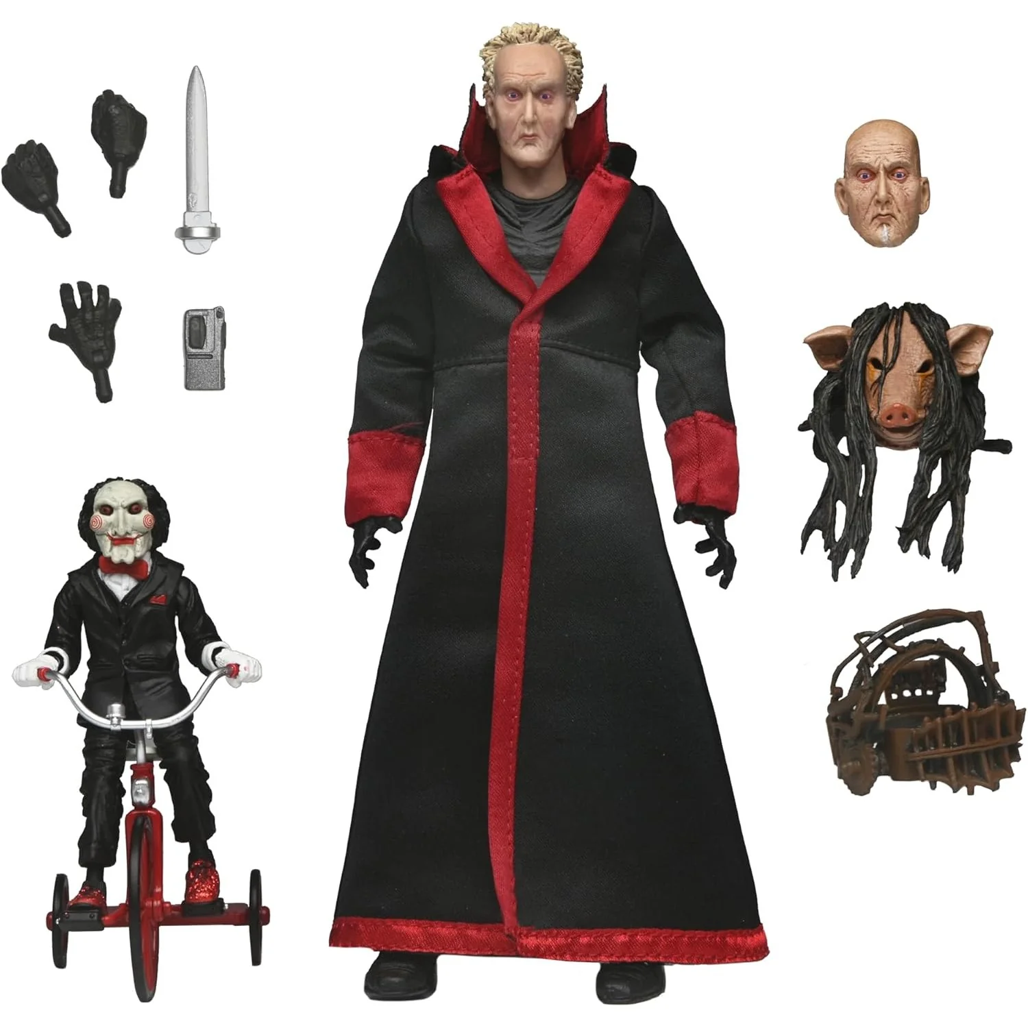 Saw (Franchise) Jigsaw Killer (Black Robe) 7"