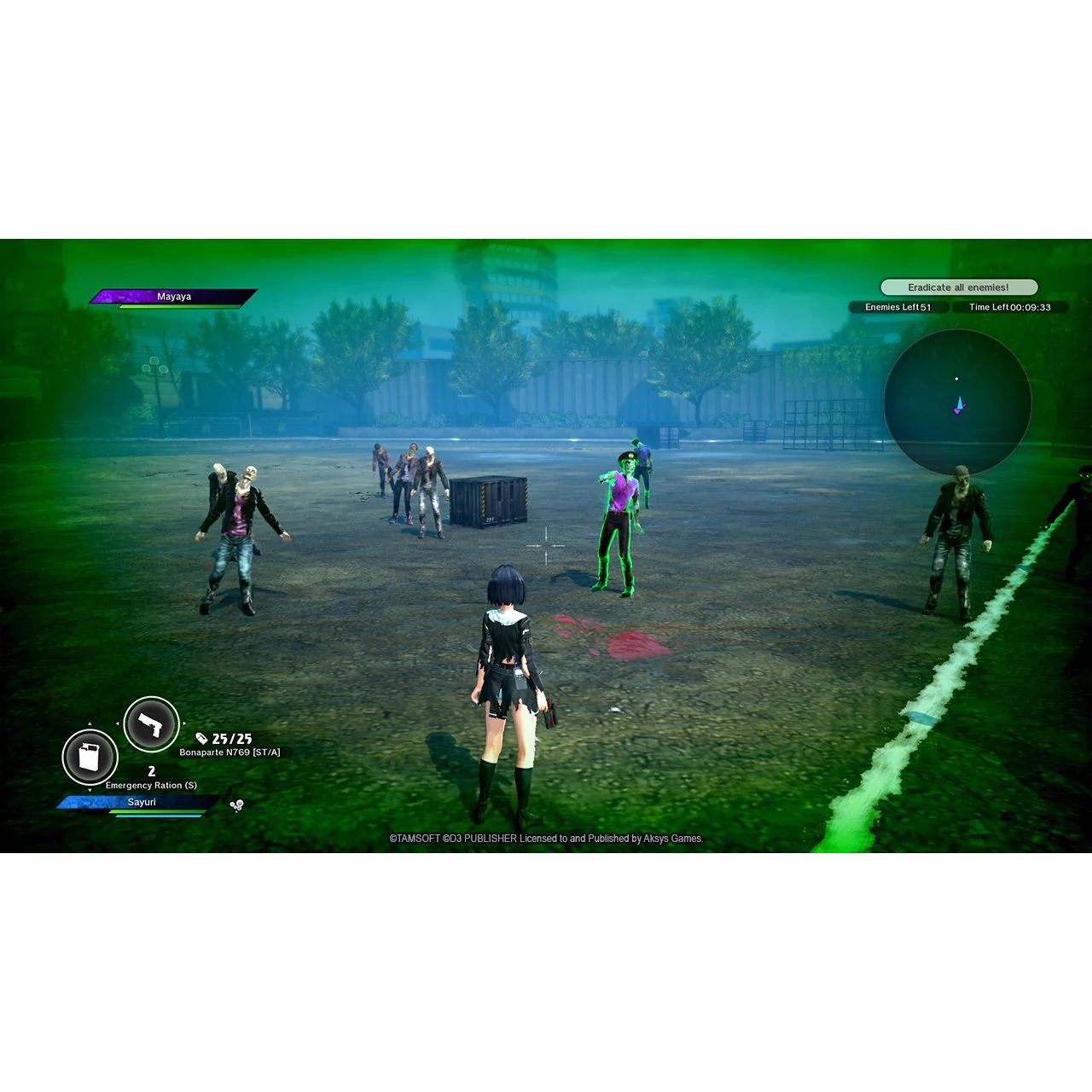 School Girl Zombie Hunter - PlayStation 4 - Aksys Games - Image 8