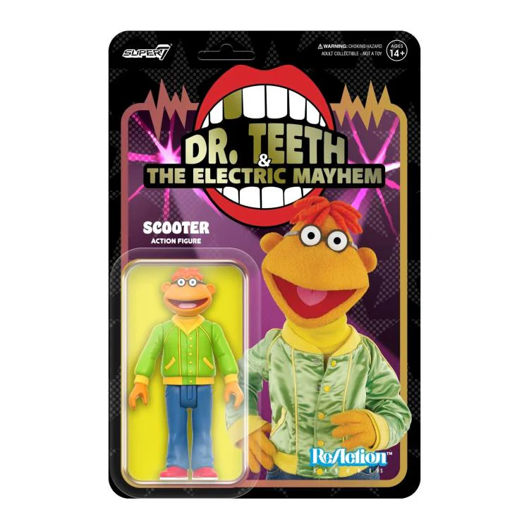 The Muppets Dr. Teeth & The Electric Mayhem Scooter Action Figure - Super7 - ReAction (Wave 1) - Image 3