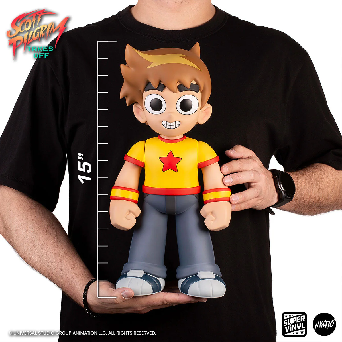 Scott Pilgrim Takes Off 15" Super Vinyl Figure - Mondo Exclusive Timed Edition - Image 3
