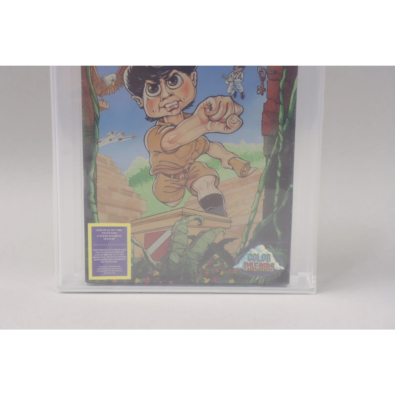Secret Scout in the Temple of Demise NES Unlicensed 1991 Color Dreams VGA 85 NM - Image 3
