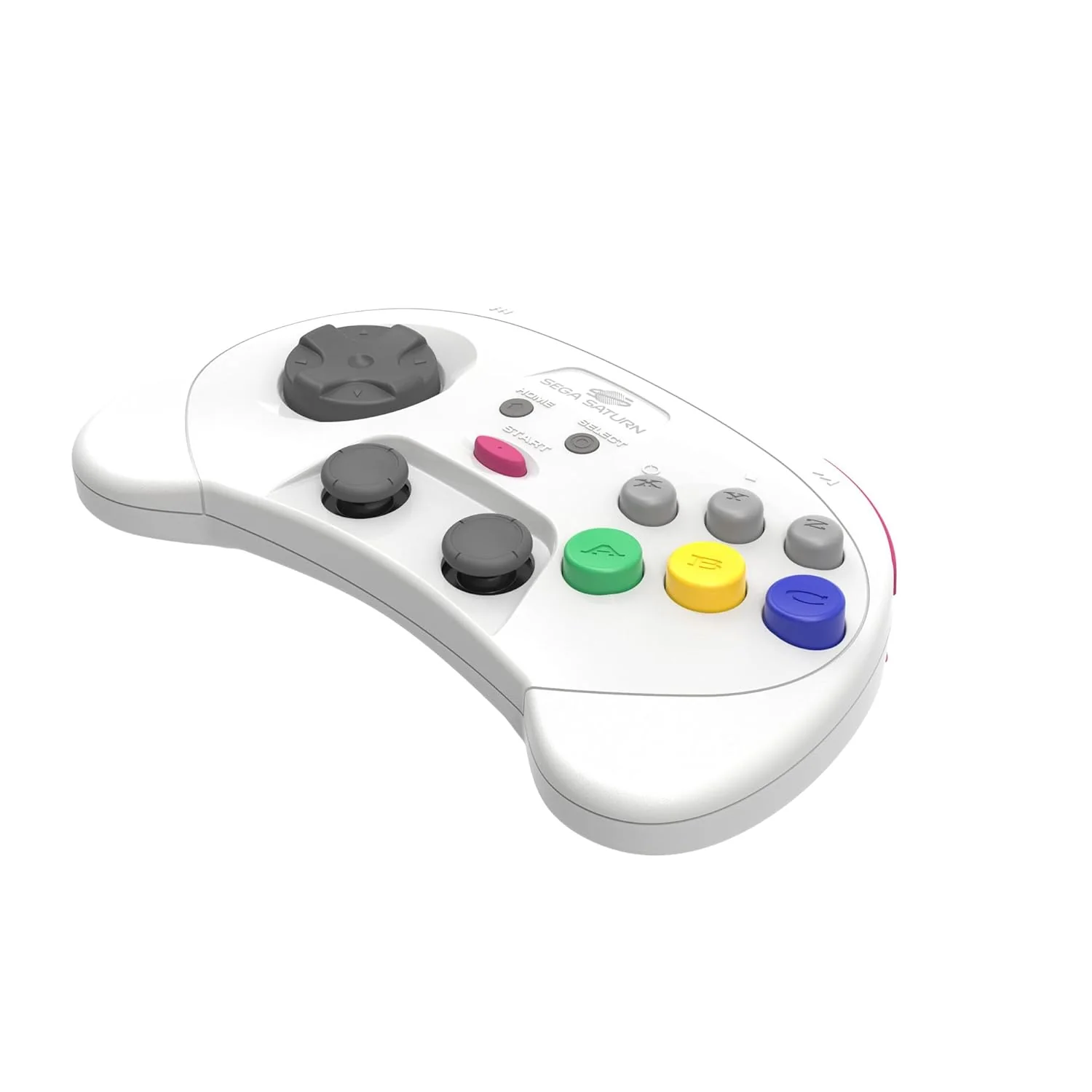 Sega Saturn PRO 2.4 GHz Wireless Pro Controller - White - Retro-Bit - Image 4