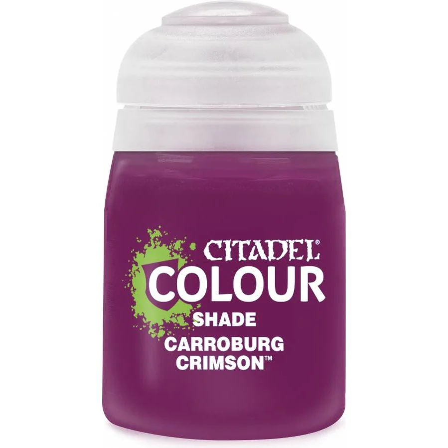 Citadel Colour: Shade Carroburg Crimson - Warhammer Model Paint, 18ml Pot - Games Workshop - Image 2