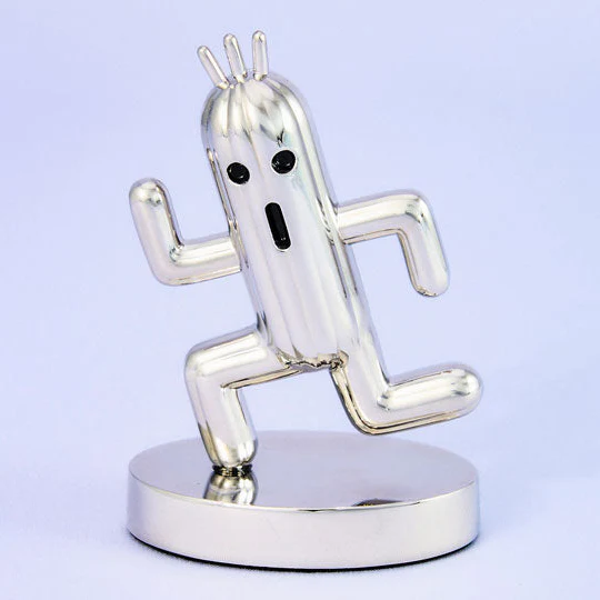 Final Fantasy Metal Cactuar Figure - Square Enix - Bright Arts Gallery - Image 2