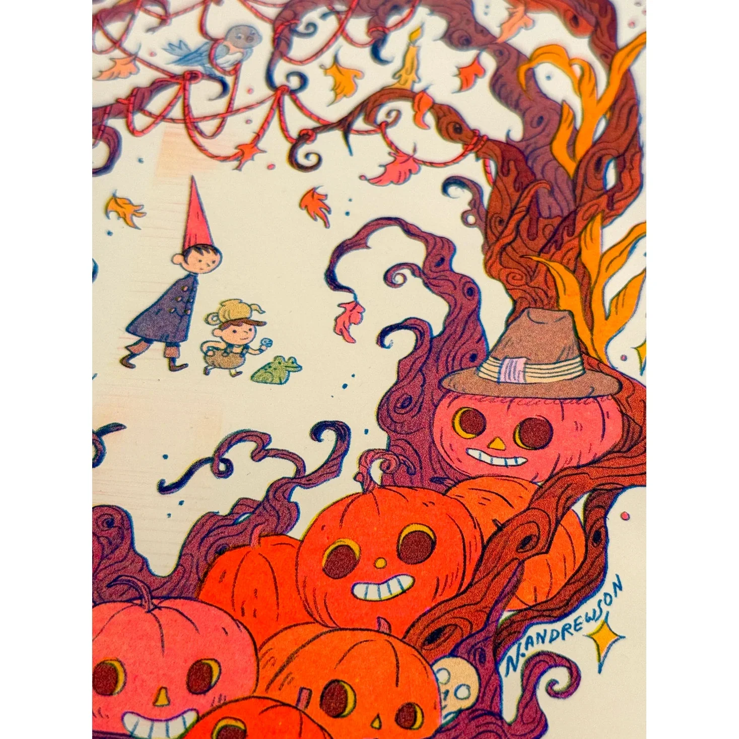 Ain’t That Just The Way (Small Version) - Over the Garden Tribute Riso Print - by Natalie Andrewson - Image 11