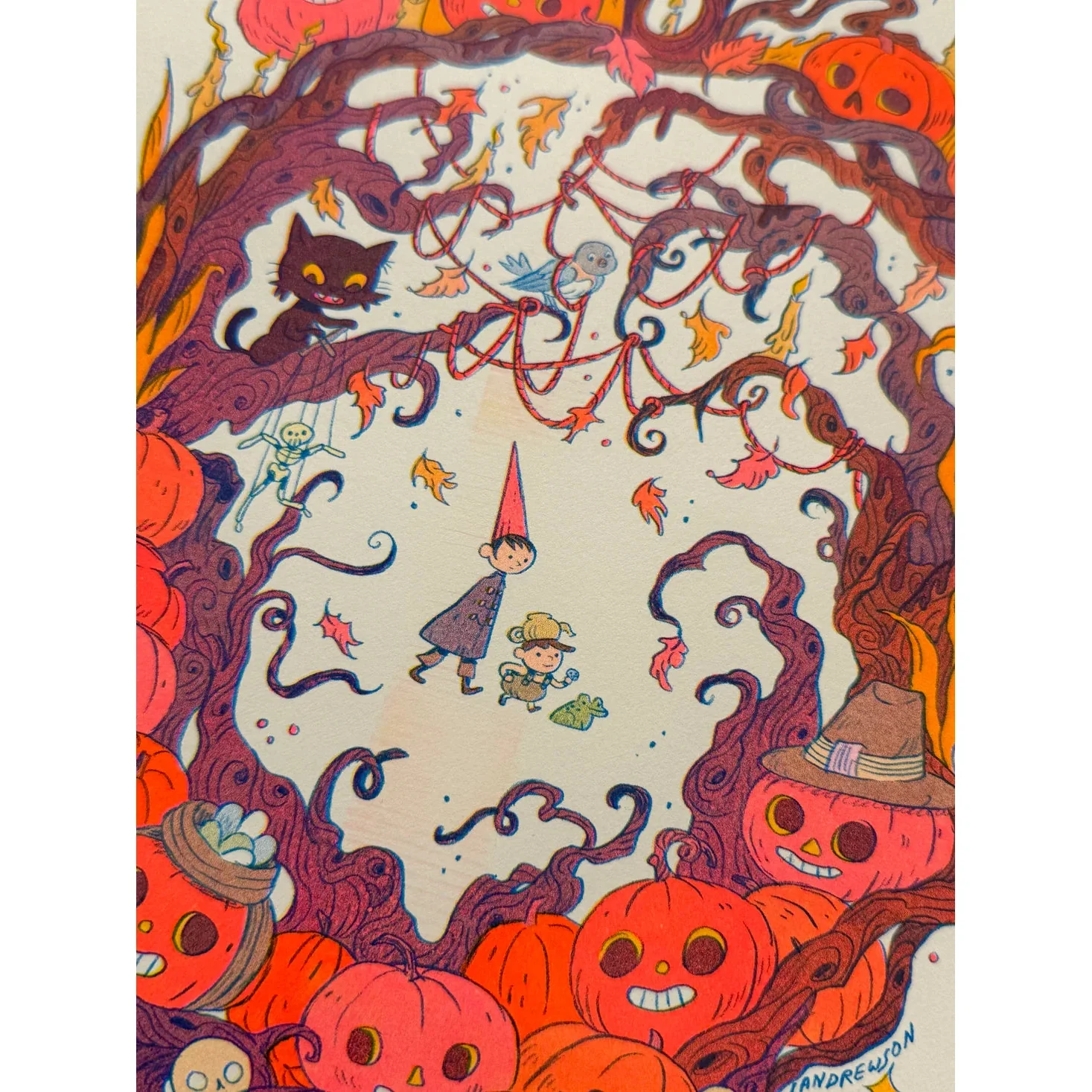 Ain’t That Just The Way (Small Version) - Over the Garden Tribute Riso Print - by Natalie Andrewson - Image 4