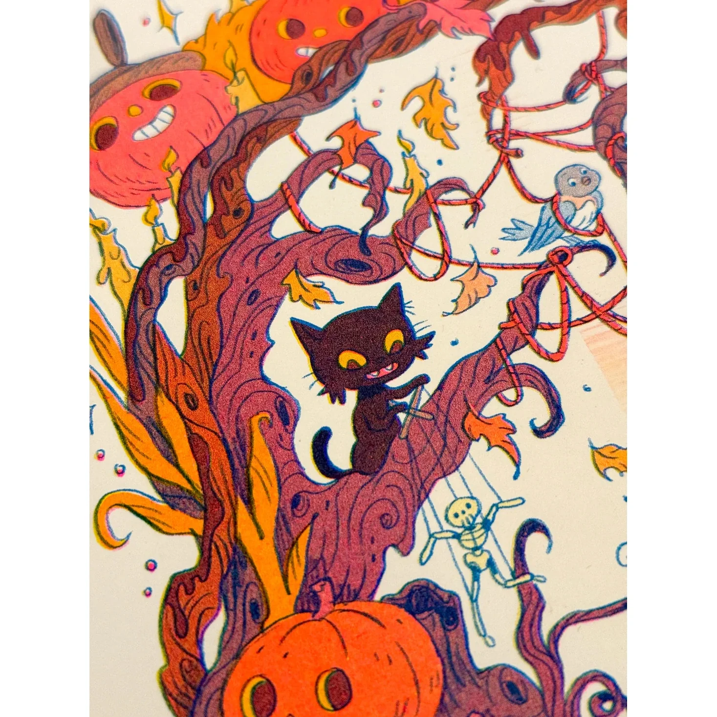 Ain’t That Just The Way (Small Version) - Over the Garden Tribute Riso Print - by Natalie Andrewson - Image 8