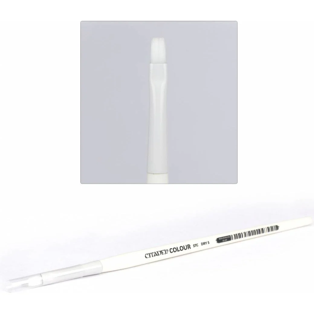 Citadel Colour: Small Synthetic Drybrush - Warhammer Paint Brush - Games Workshop - Image 2