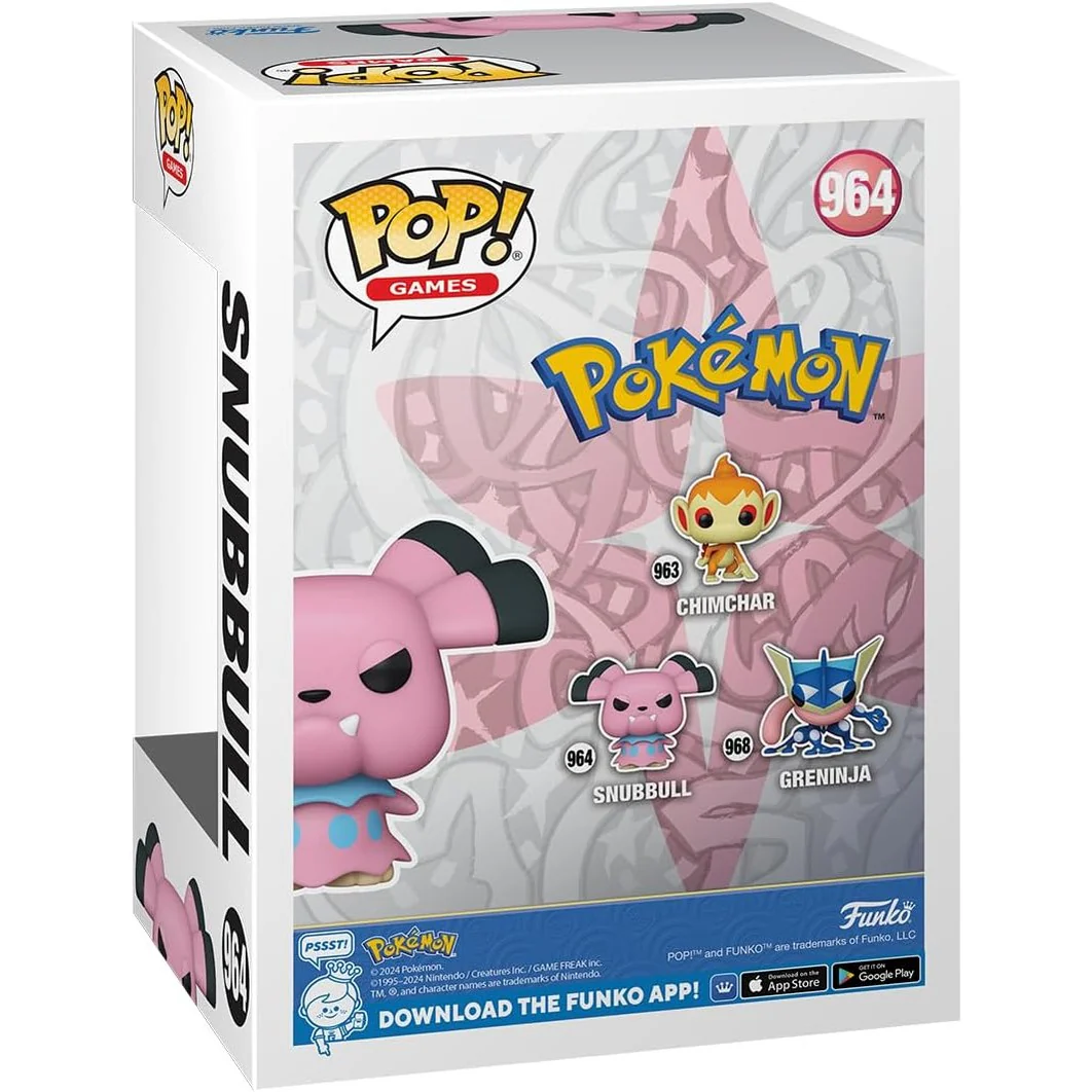 Pokemon Snubbull Vinyl Figure - Funko - Pop! Games: #964 - Image 3