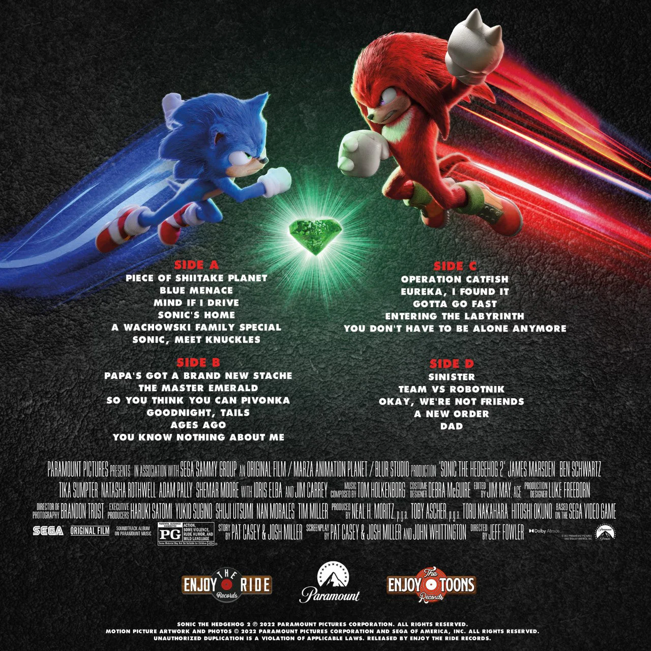 Sonic The Hedgehog 2 Soundtrack 2 LP Vinyl - Image 3