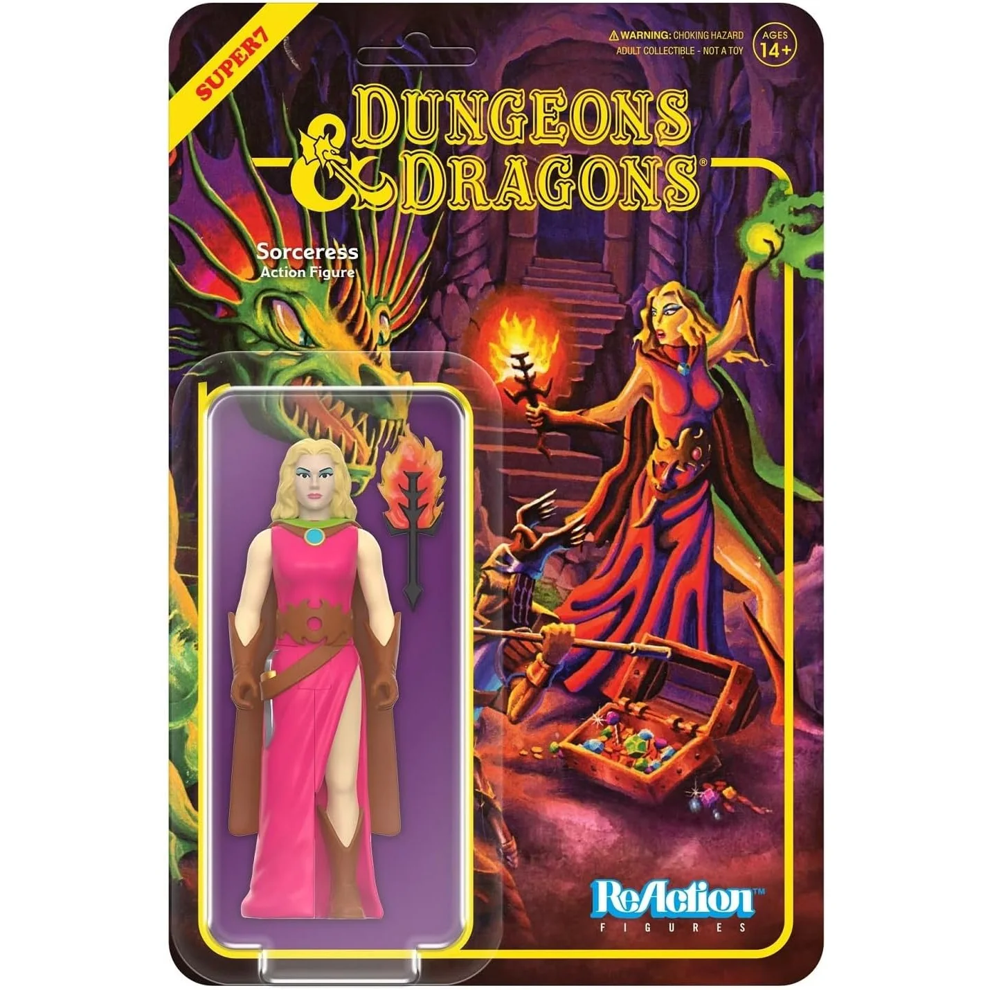 Dungeons & Dragons Sorceress (Basic Box Set) Action Figure - Super7 - ReAction: Wave 1 - Image 3