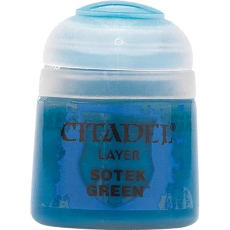 Citadel Layer: Sotek Green - Warhammer Model Paint, 12ml Pot - Games Workshop - Image 2