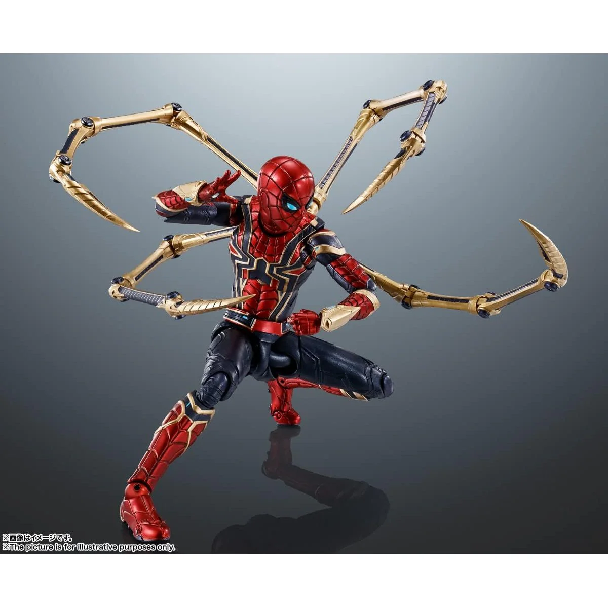 Spider-Man: No Way Home Iron Spider Action Figure - Bandai Spirits - S.H.Figuarts - Image 6