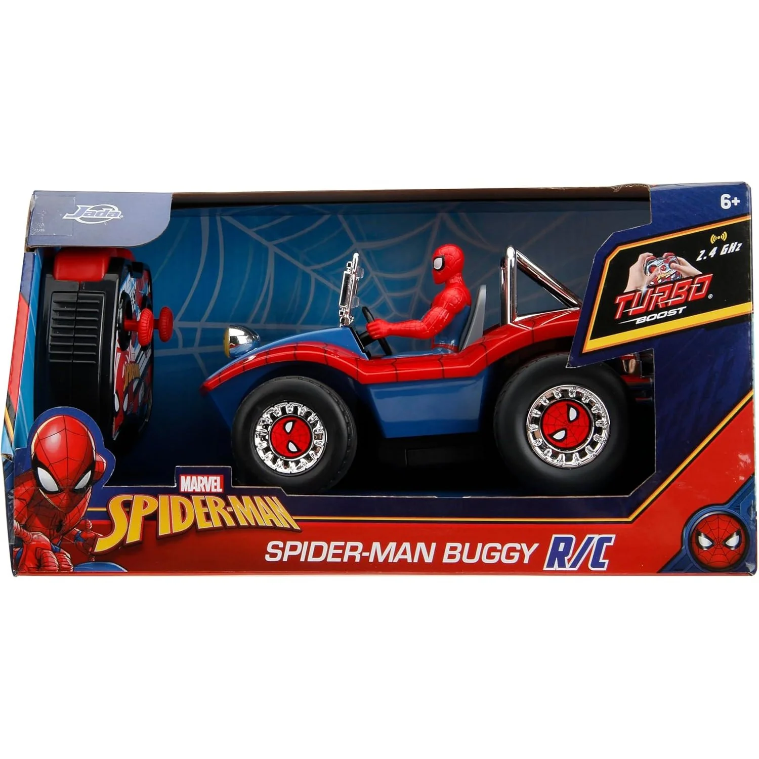 Spider-Man Buggy 1/24 Scale RC Car - Jada Toys - Image 7